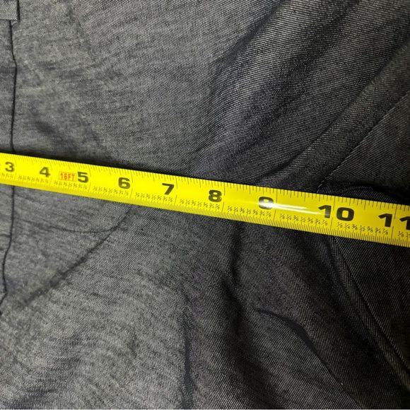 7th Avenue New York & Company Dark Grey Straight Leg Speckled Dress Pants - Picture 7 of 9